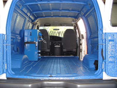 Chevy Van-Blue Tuff-Kote Top to Bottom